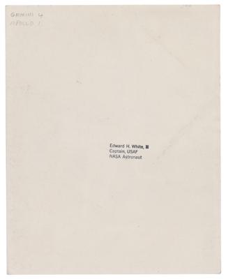 Lot #470 Edward H. White II Signed Photograph - Image 2