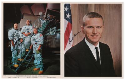 Lot #418 Frank Borman and James Lovell (2) Signed
