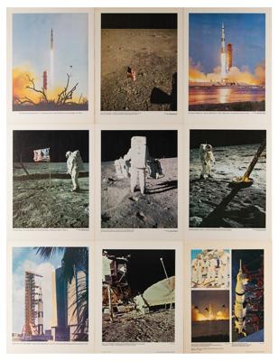 Lot #410 Apollo Program (9) Oversized NASA