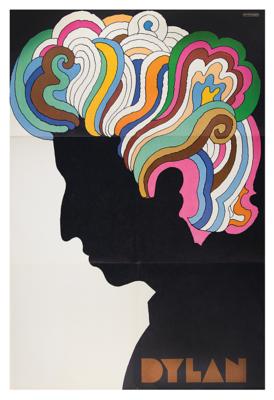 Lot #608 Bob Dylan 1960s Poster by Milton Glaser