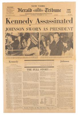 Lot #230 Kennedy Assassination: New York Herald