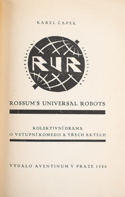 Lot #531 Karel Capek Signed Book - Image 4