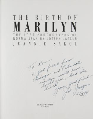 Lot #781 Marilyn Monroe: Joseph Jasgur: 