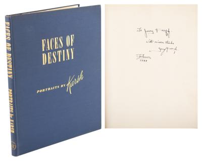 Lot #497 Yousuf Karsh Signed Book - Image 1