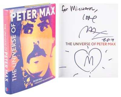 Lot #500 Peter Max Signed Book - Image 1