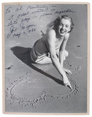 Lot #780 Marilyn Monroe: Joseph Jasgur Signed Photograph - Image 1