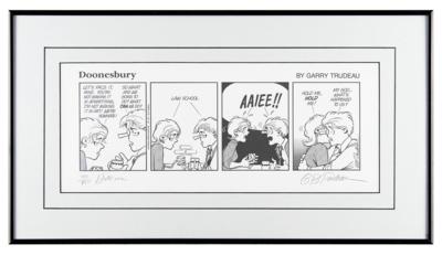 Lot #528 Garry Trudeau Signed Print - Image 2