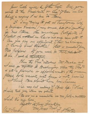 Lot #349 Fitz John Porter Autograph Letter Signed - Image 2