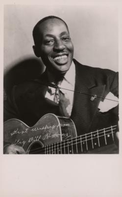 Lot #594 Big Bill Broonzy Autograph Letter Signed - Image 2