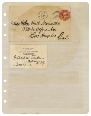 Lot #299 Titanic: Gilbert M. Tucker Signature