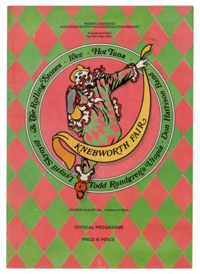 Lot #612 Lynyrd Skynyrd Signed 1976 Knebworth Fair Program  - Image 2