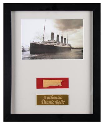 Lot #159 Titanic Pine Wood Artifact - Image 1