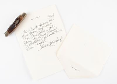 Lot #743 John Wayne's Personally-Owned and -Used Case Muskrat Pocket Knife - Image 1