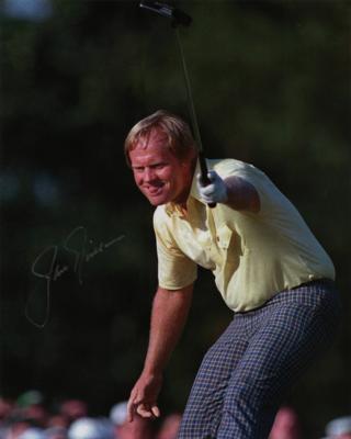 Lot #845 Jack Nicklaus Signed Photograph - Image 1
