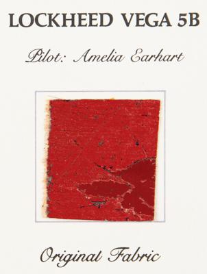 Lot #378 Amelia Earhart Lockheed Vega 5B Wing Fabric - Image 2