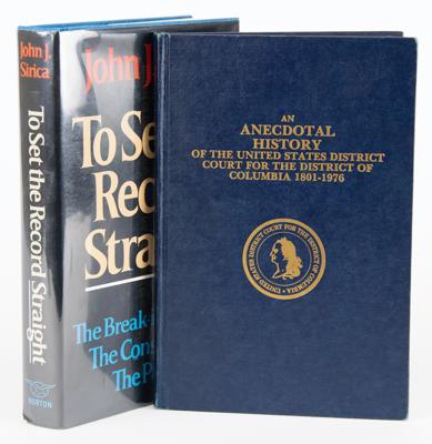 Lot #161 Watergate Archive: Ervin, Sirica, Richardson, and Gesell Group Lot - Image 2