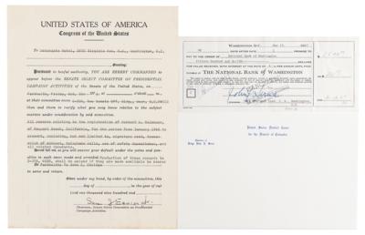 Lot #161 Watergate Archive: Ervin, Sirica, Richardson, and Gesell Group Lot - Image 5