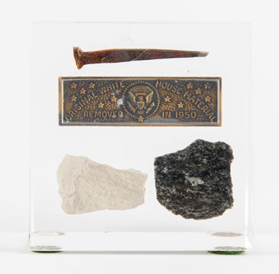 Lot #103 White House Relic Paperweight Paperweight - Image 2