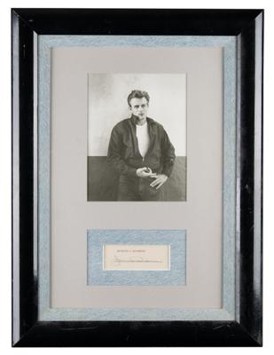 Lot #726 James Dean Signature - Image 1