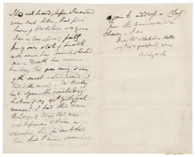 Lot #283 Adam Sedgwick Autograph Letter Signed - Image 2