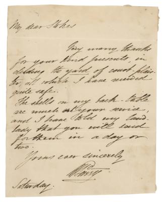 Lot #270 William Edward Parry Autograph Letter