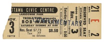 Lot #613 Bob Marley Signature and Ottawa 1979 Backstage Pass - Image 3