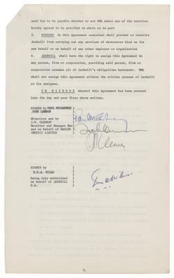 Lot #603 Beatles: John Lennon and Paul McCartney