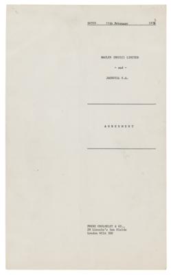 Lot #603 Beatles: John Lennon and Paul McCartney Document Signed - Image 2