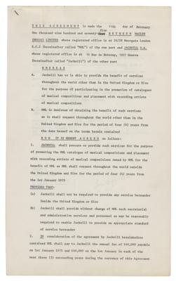 Lot #603 Beatles: John Lennon and Paul McCartney Document Signed - Image 3