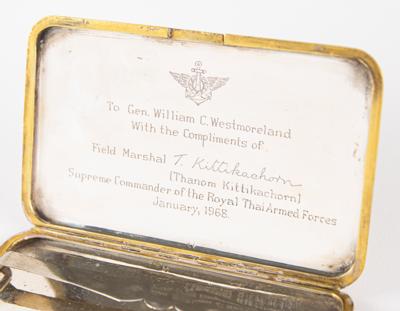 Lot #321 William Westmoreland's Cigarette Case
