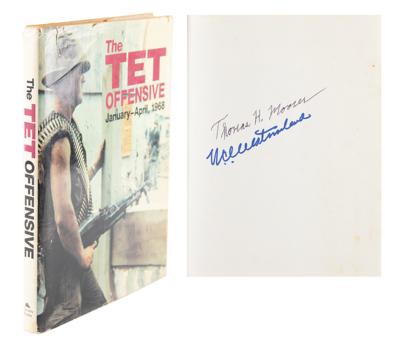Lot #322 William Westmoreland Signed Book and Typed Letter Signed - Image 1
