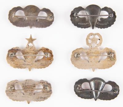 Lot #324 William Westmoreland's (6) Parachutist Badges and Jungle Clicker - Image 2