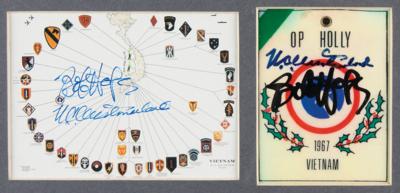 Lot #325 William Westmoreland and Bob Hope (2) Signed Items - Image 1