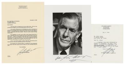 Lot #211 John Kenneth Galbraith: I was much