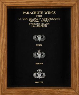 Lot #318 William P. Yarborough Parachute Wings