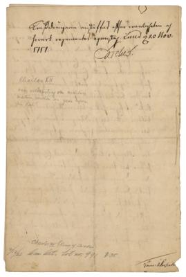 Lot #233 King Charles XII of Sweden Document Signed - Image 4