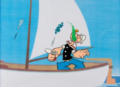 Lot #521 Popeye production cel from a Popeye cartoon - Image 1