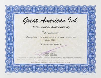 Lot #516 Scooby-Doo model cel from a Hanna-Barbera production - Image 3