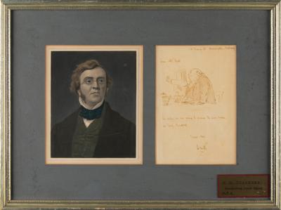 Lot #578 William Makepeace Thackeray Autograph