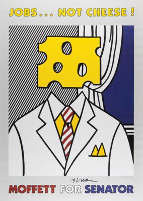 Lot #498 Roy Lichtenstein Signed Poster - Image 1