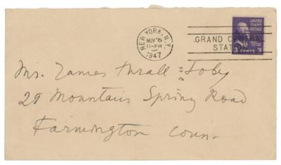 Lot #481 Pavel Tchelitchew: Rare and lengthy letter from Tchelitchew to his biographer, 