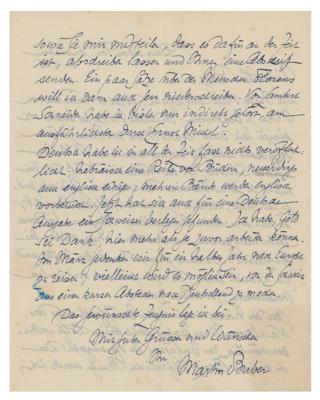 Lot #183 Martin Buber: 