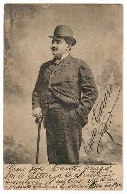 Lot #620 Enrico Caruso Signed Photograph