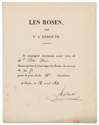 Lot #479 Pierre-Joseph Redoute: Rare