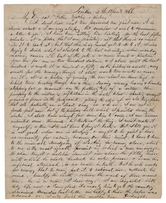 Lot #510 Alexander Helwig Wyant Autograph Letter Signed - Image 1