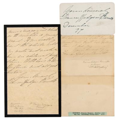 Lot #557 Frances Hodgson Burnett: 