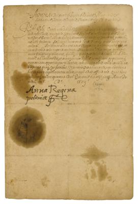 Lot #165 Anne of Austria, Queen of Poland: