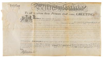 Lot #108 Thomas McKean and Timothy Matlack