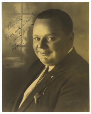 Lot #724 Roscoe 'Fatty' Arbuckle Signed Photograph - Image 1
