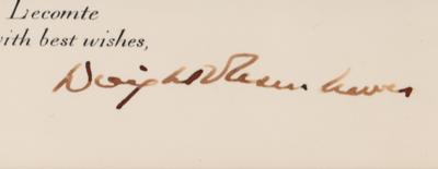 Lot #53 Dwight D. Eisenhower Signed Photograph - Image 2